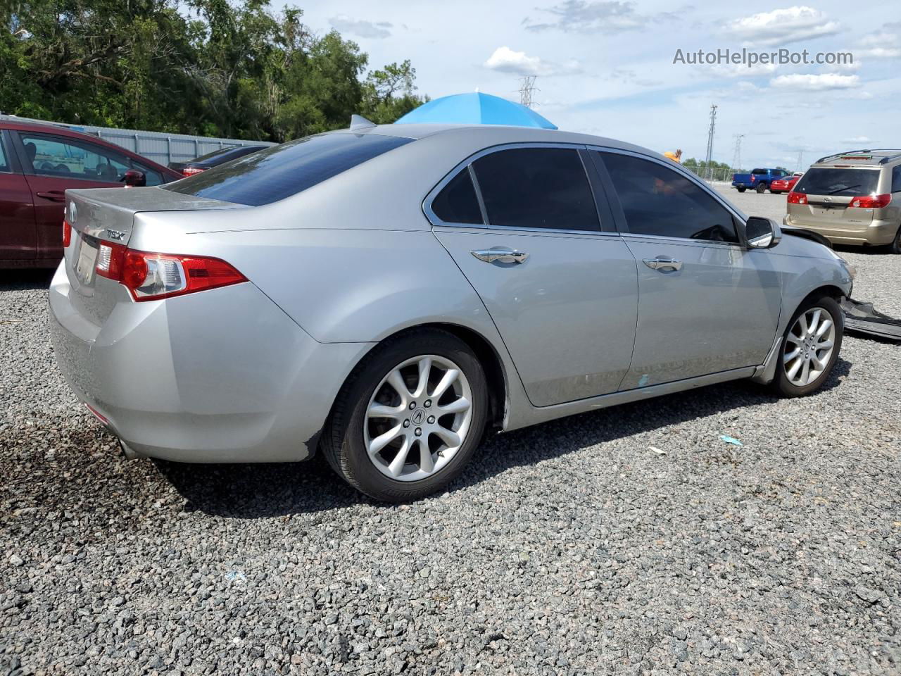 2010 Acura Tsx  Серебряный vin: JH4CU2F68AC025896