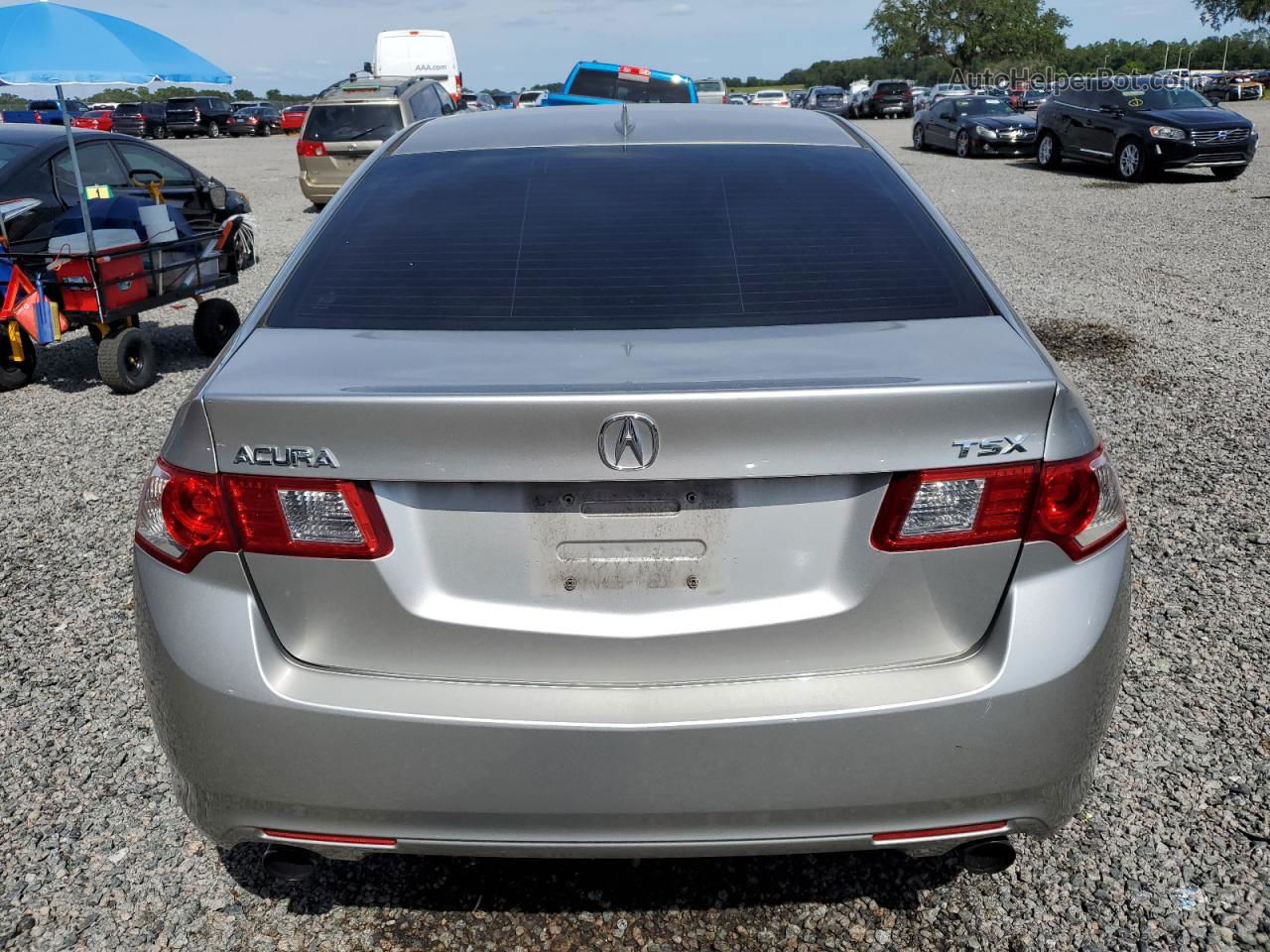 2010 Acura Tsx  Silver vin: JH4CU2F68AC025896