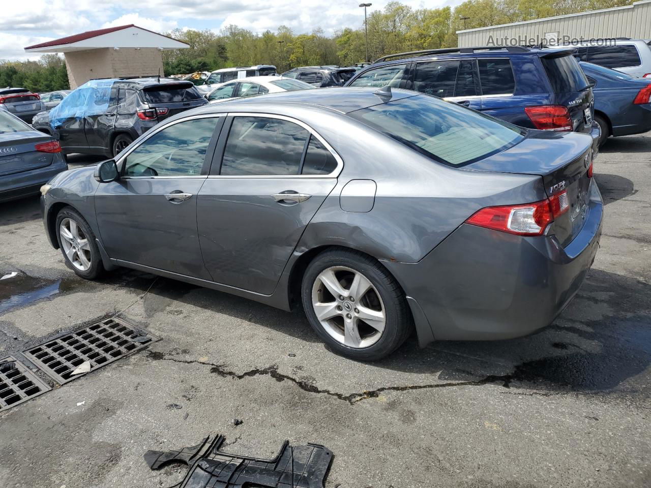 2010 Acura Tsx  Gray vin: JH4CU2F68AC040270