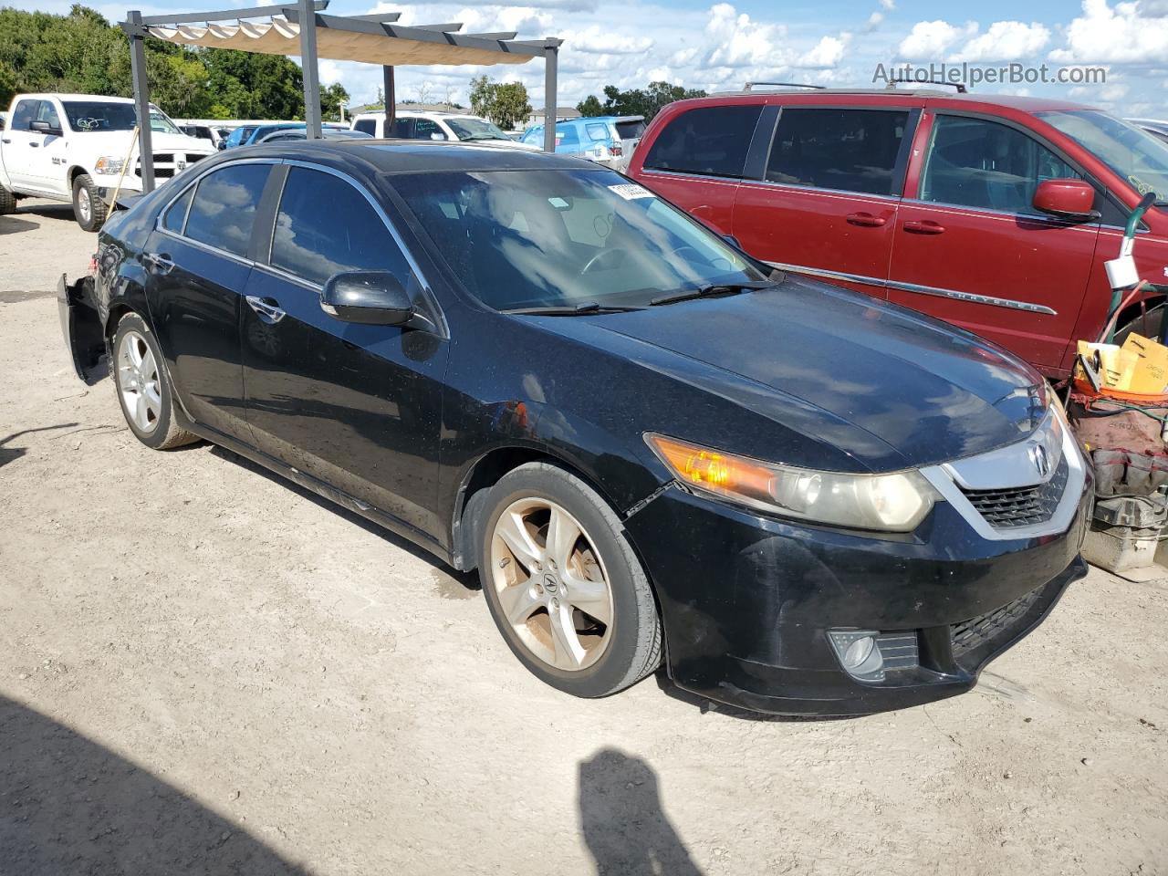 2010 Acura Tsx  Черный vin: JH4CU2F69AC000540