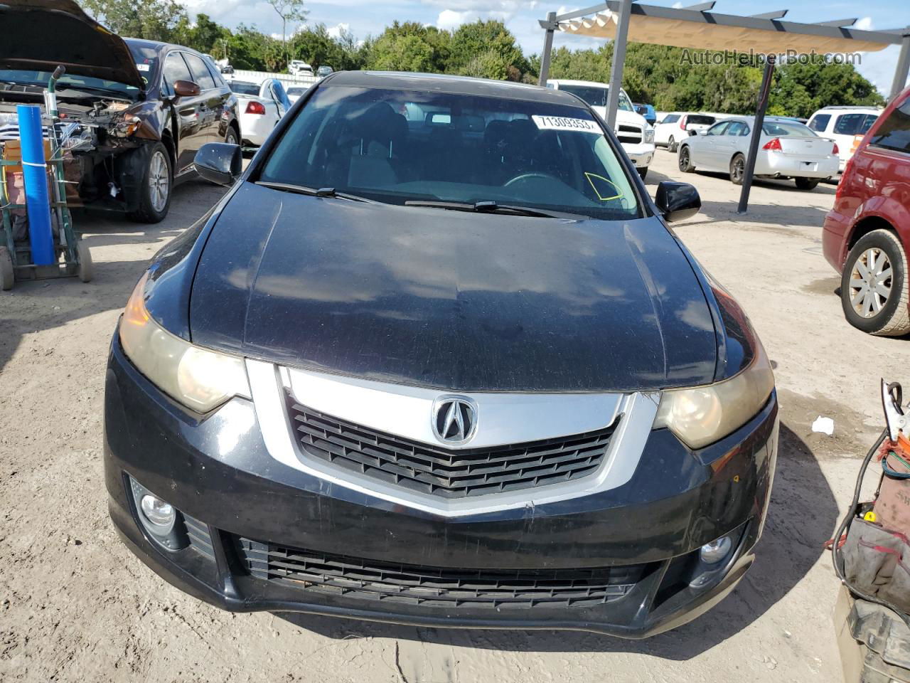 2010 Acura Tsx  Черный vin: JH4CU2F69AC000540