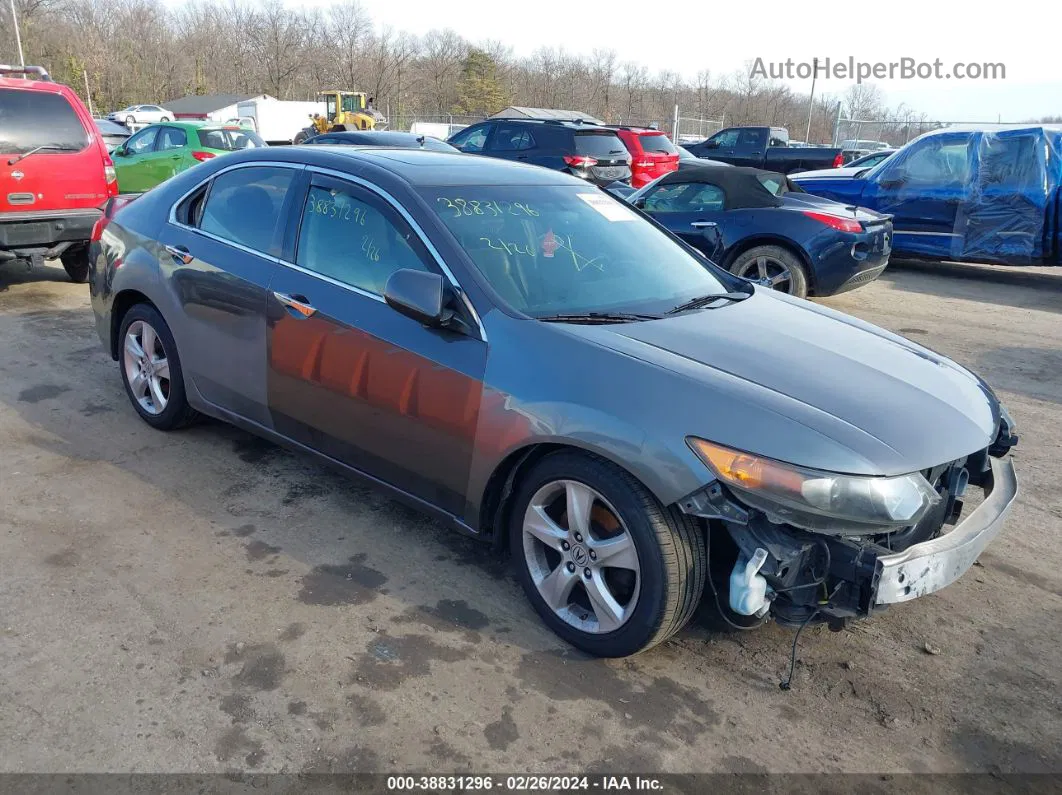 2010 Acura Tsx 2.4 Gray vin: JH4CU2F69AC000599