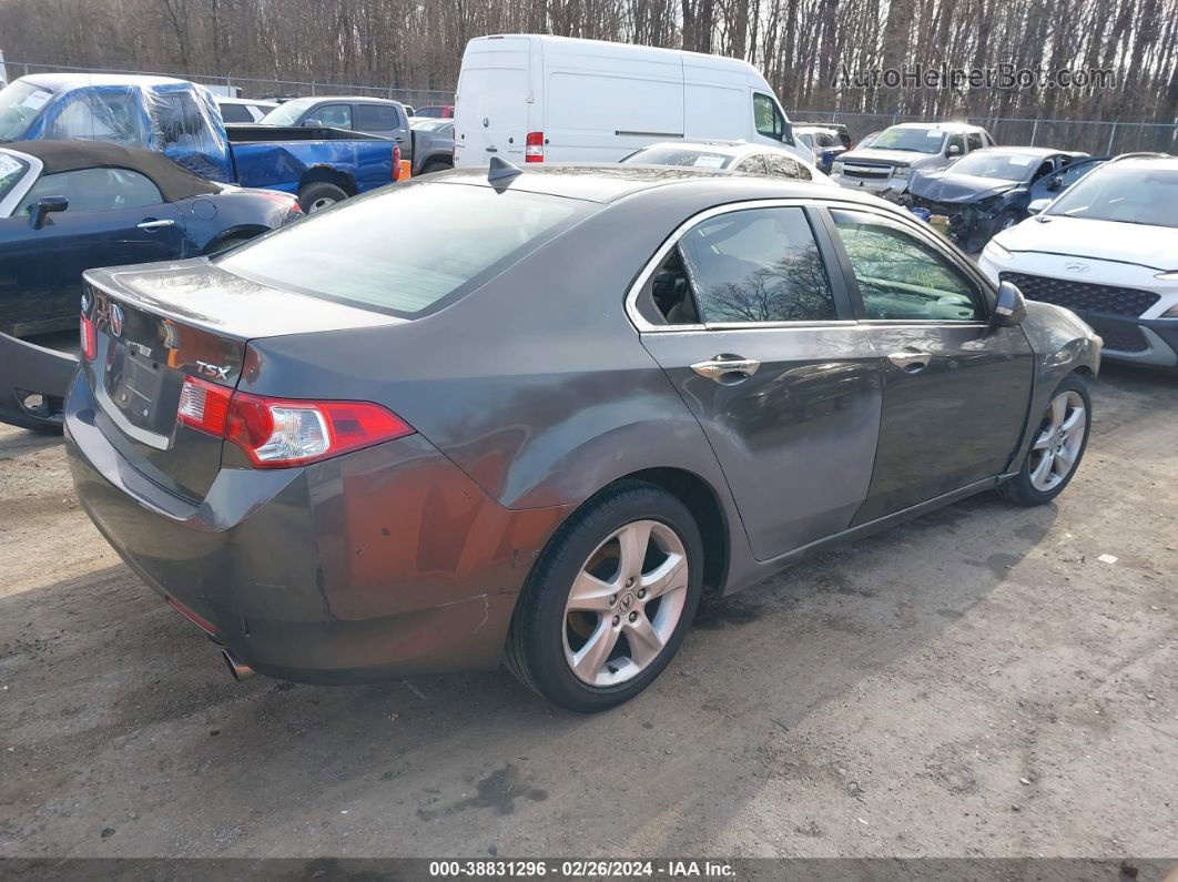 2010 Acura Tsx 2.4 Gray vin: JH4CU2F69AC000599