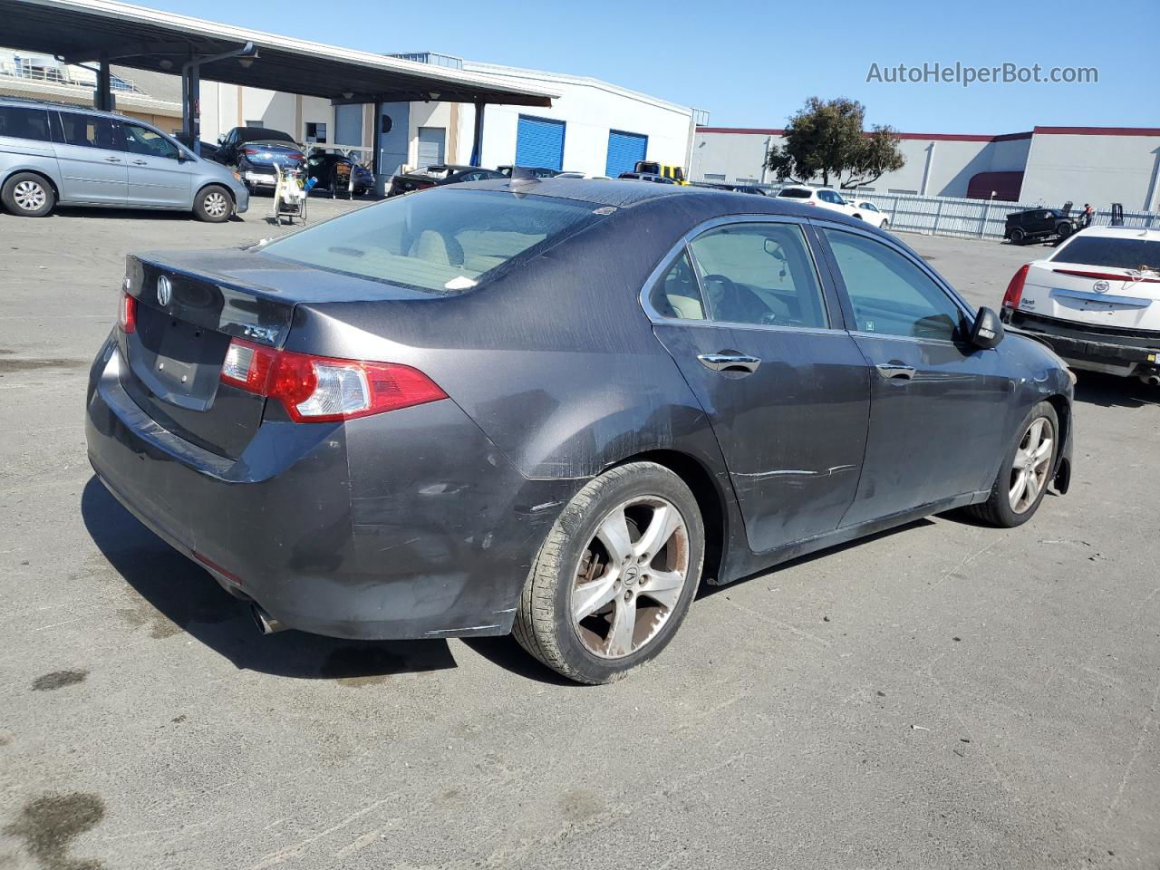 2010 Acura Tsx  Серый vin: JH4CU2F69AC011182