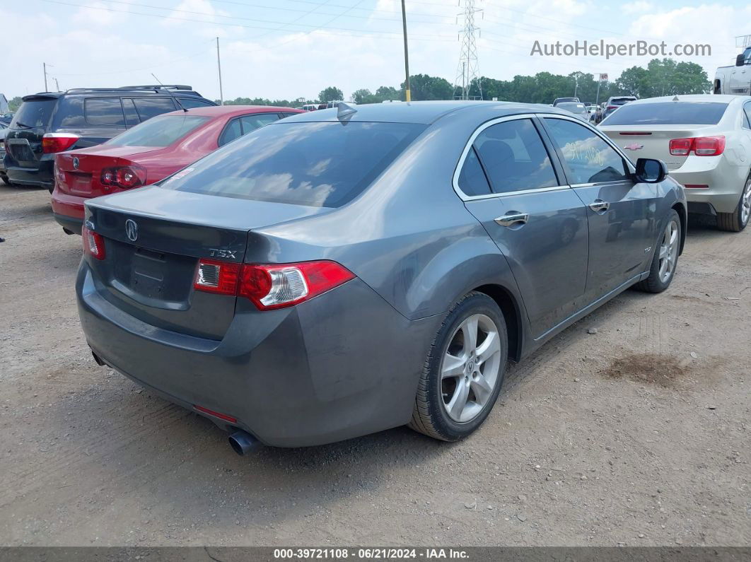 2010 Acura Tsx 2.4 Gray vin: JH4CU2F69AC011568