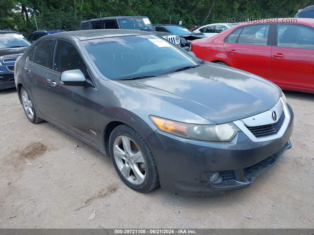 2010 Acura Tsx 2.4 Gray vin: JH4CU2F69AC011568