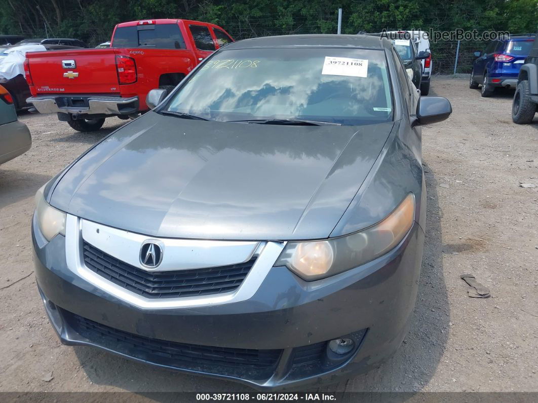 2010 Acura Tsx 2.4 Gray vin: JH4CU2F69AC011568