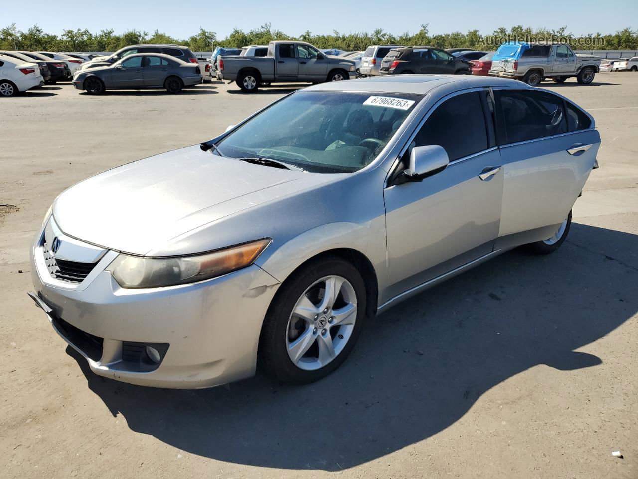 2010 Acura Tsx  Silver vin: JH4CU2F69AC012574