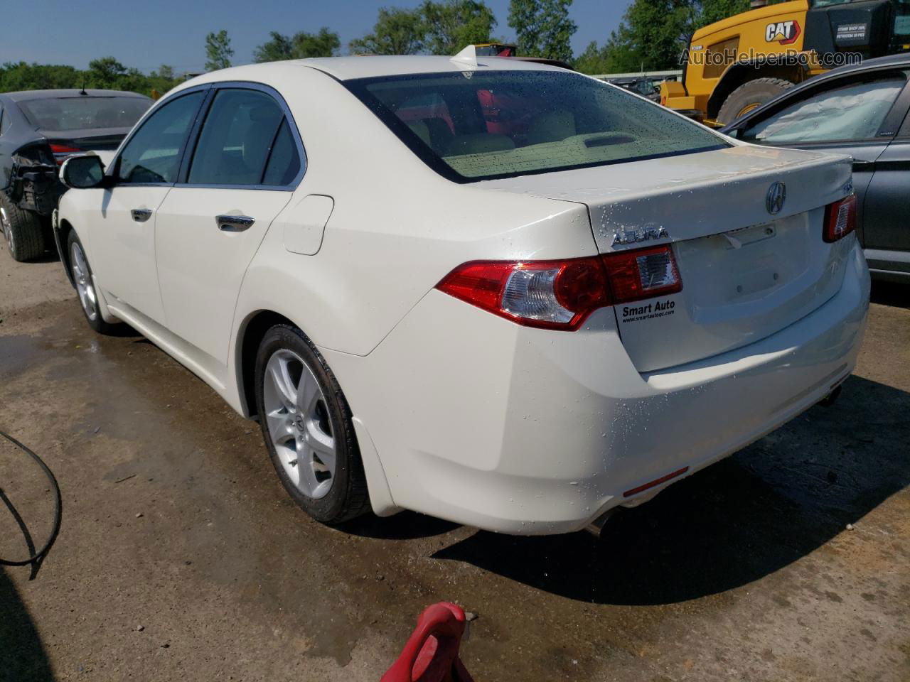 2010 Acura Tsx  White vin: JH4CU2F69AC014924