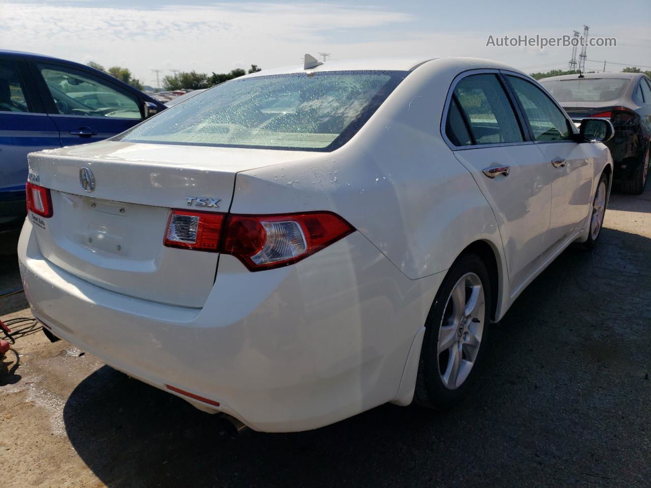 2010 Acura Tsx  White vin: JH4CU2F69AC014924