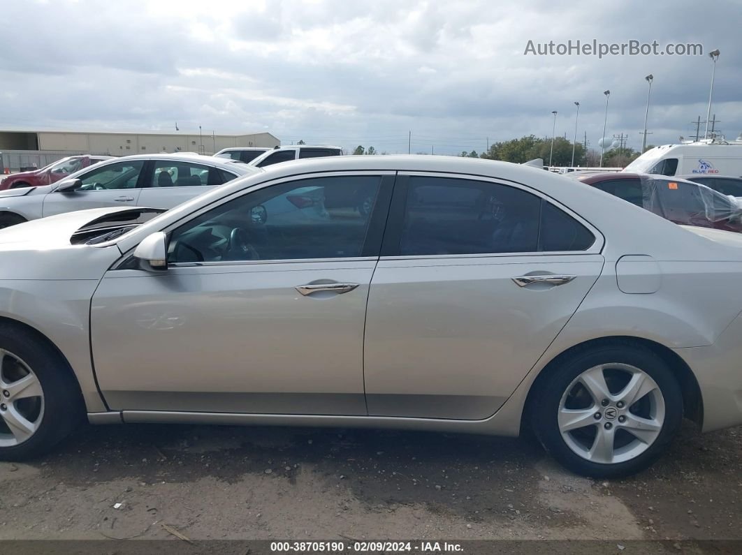 2010 Acura Tsx 2.4 Silver vin: JH4CU2F69AC019718