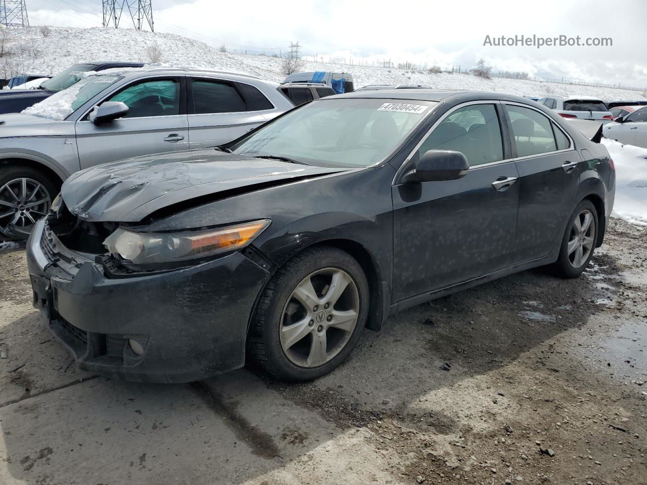 2010 Acura Tsx  Черный vin: JH4CU2F69AC030962