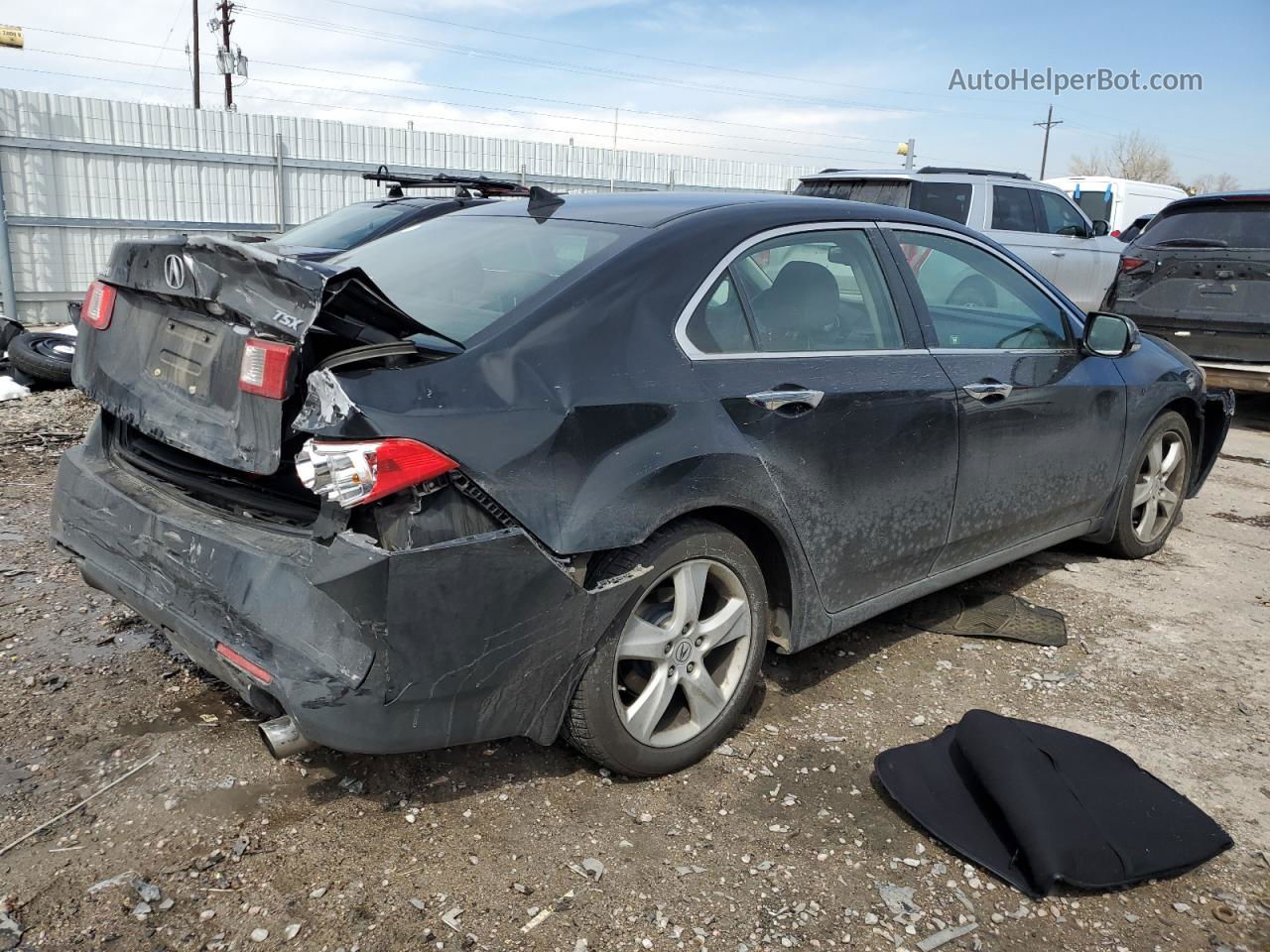 2010 Acura Tsx  Черный vin: JH4CU2F69AC030962