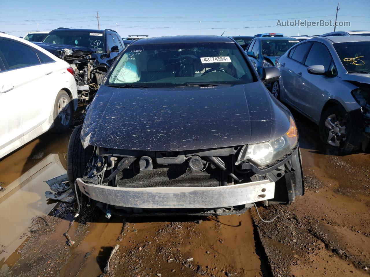 2010 Acura Tsx  Gray vin: JH4CU2F69AC034705