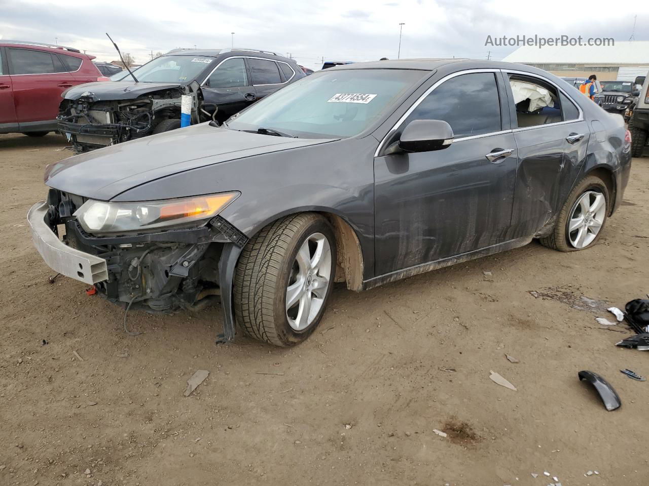 2010 Acura Tsx  Gray vin: JH4CU2F69AC034705