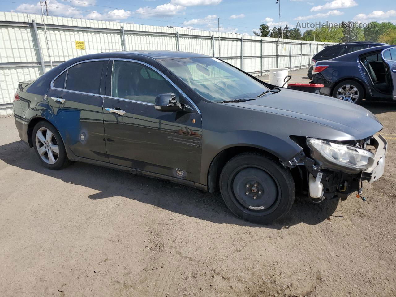 2010 Acura Tsx  Черный vin: JH4CU2F69AC040083