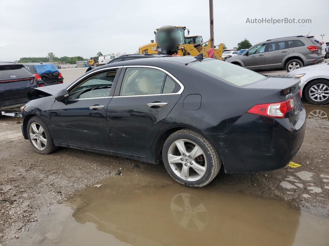 2010 Acura Tsx  Черный vin: JH4CU2F69AC040200