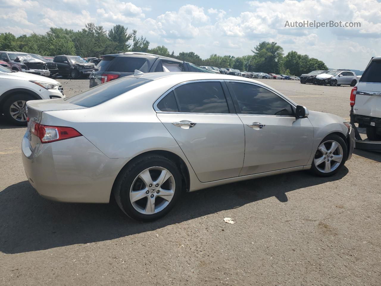 2010 Acura Tsx  Silver vin: JH4CU2F6XAC000708