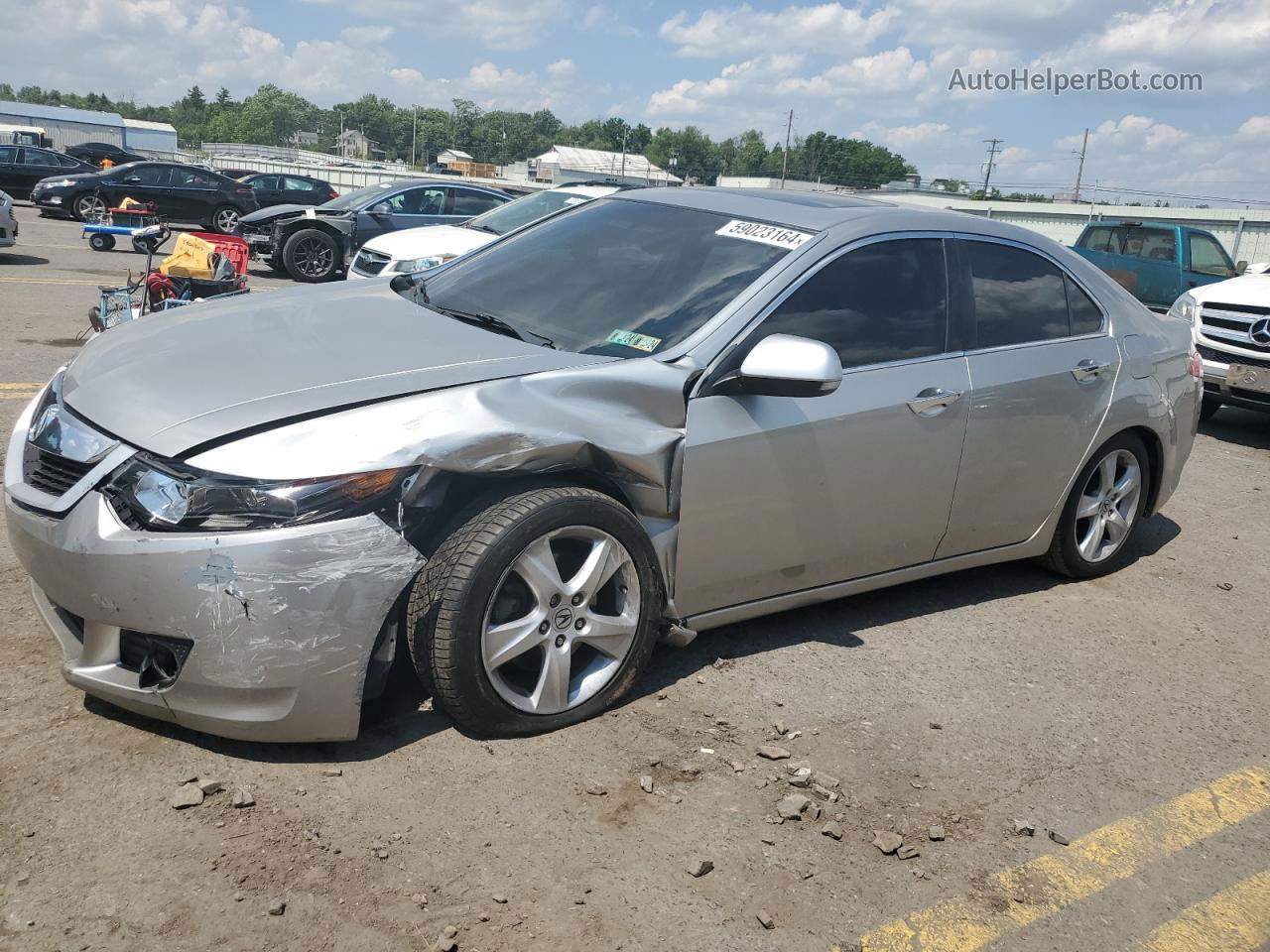 2010 Acura Tsx  Silver vin: JH4CU2F6XAC000708