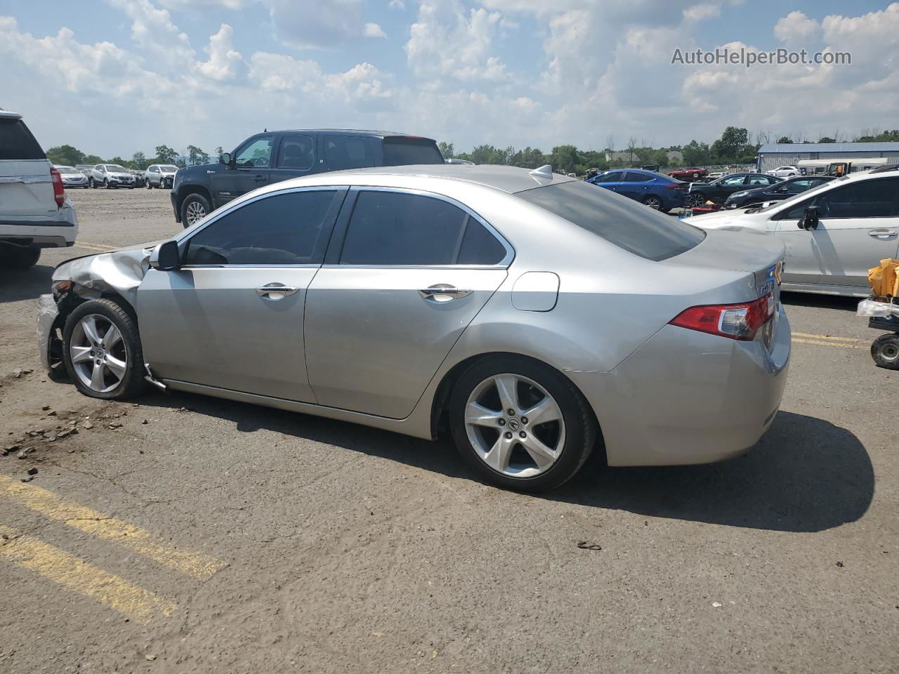 2010 Acura Tsx  Silver vin: JH4CU2F6XAC000708