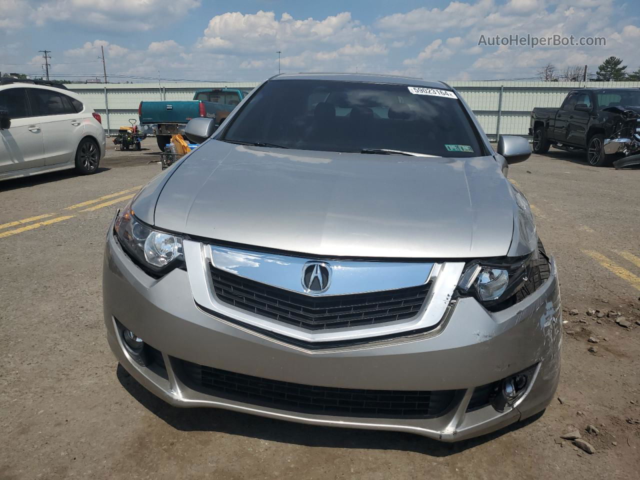 2010 Acura Tsx  Silver vin: JH4CU2F6XAC000708