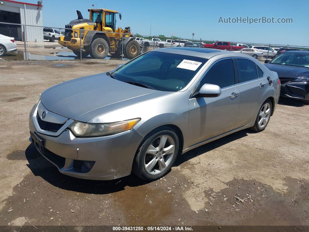 2010 Acura Tsx 2.4 Silver vin: JH4CU2F6XAC002099