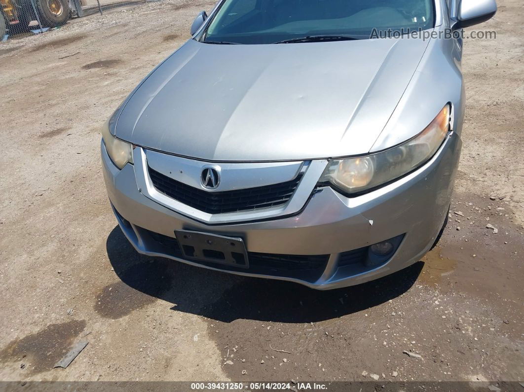 2010 Acura Tsx 2.4 Silver vin: JH4CU2F6XAC002099