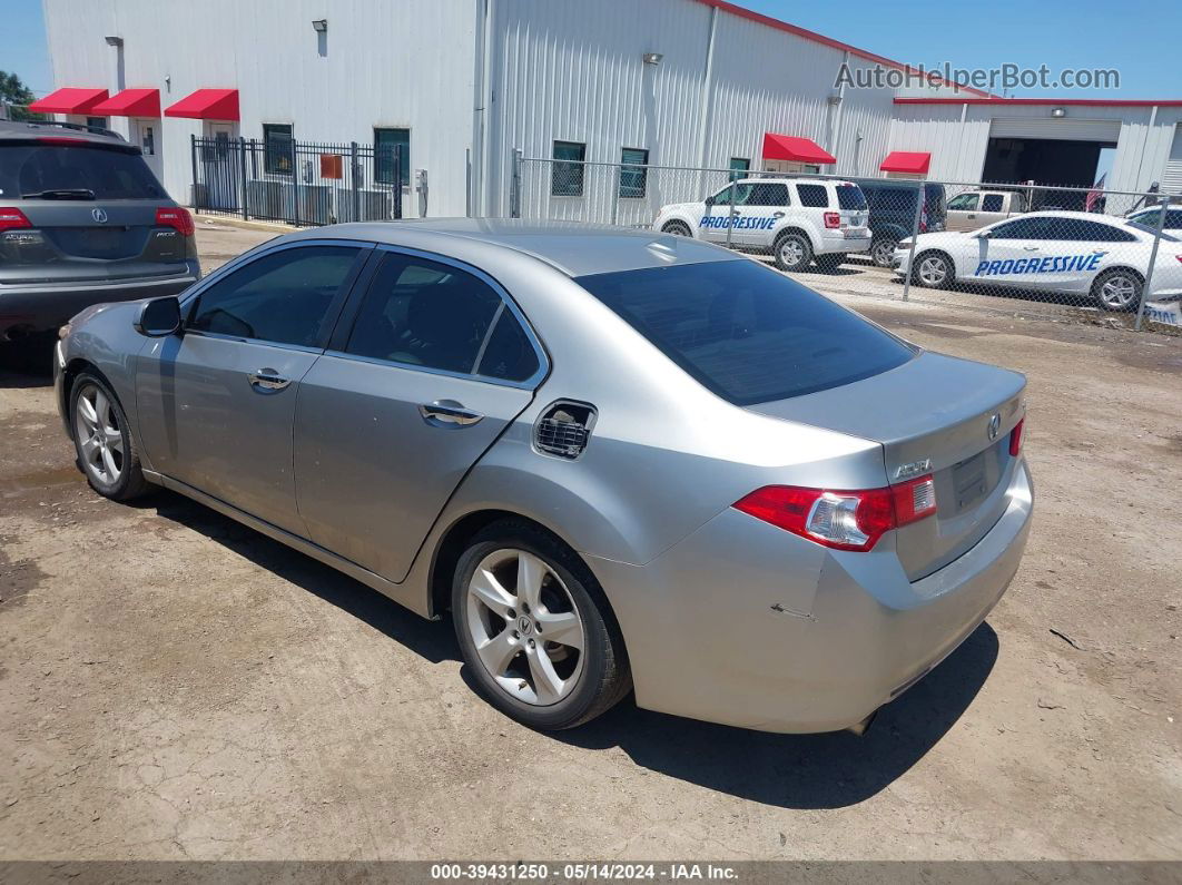 2010 Acura Tsx 2.4 Silver vin: JH4CU2F6XAC002099