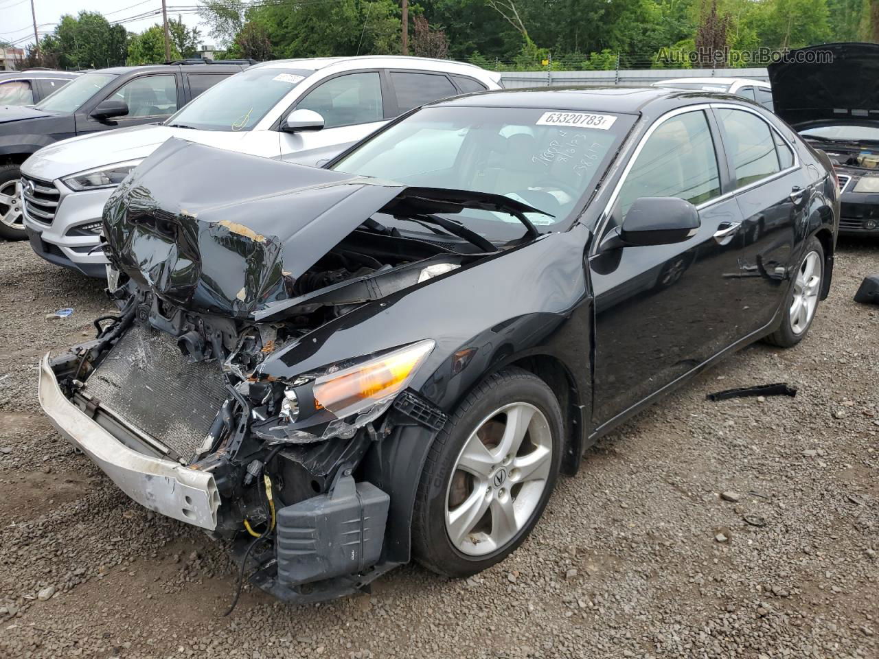 2010 Acura Tsx  Black vin: JH4CU2F6XAC005410