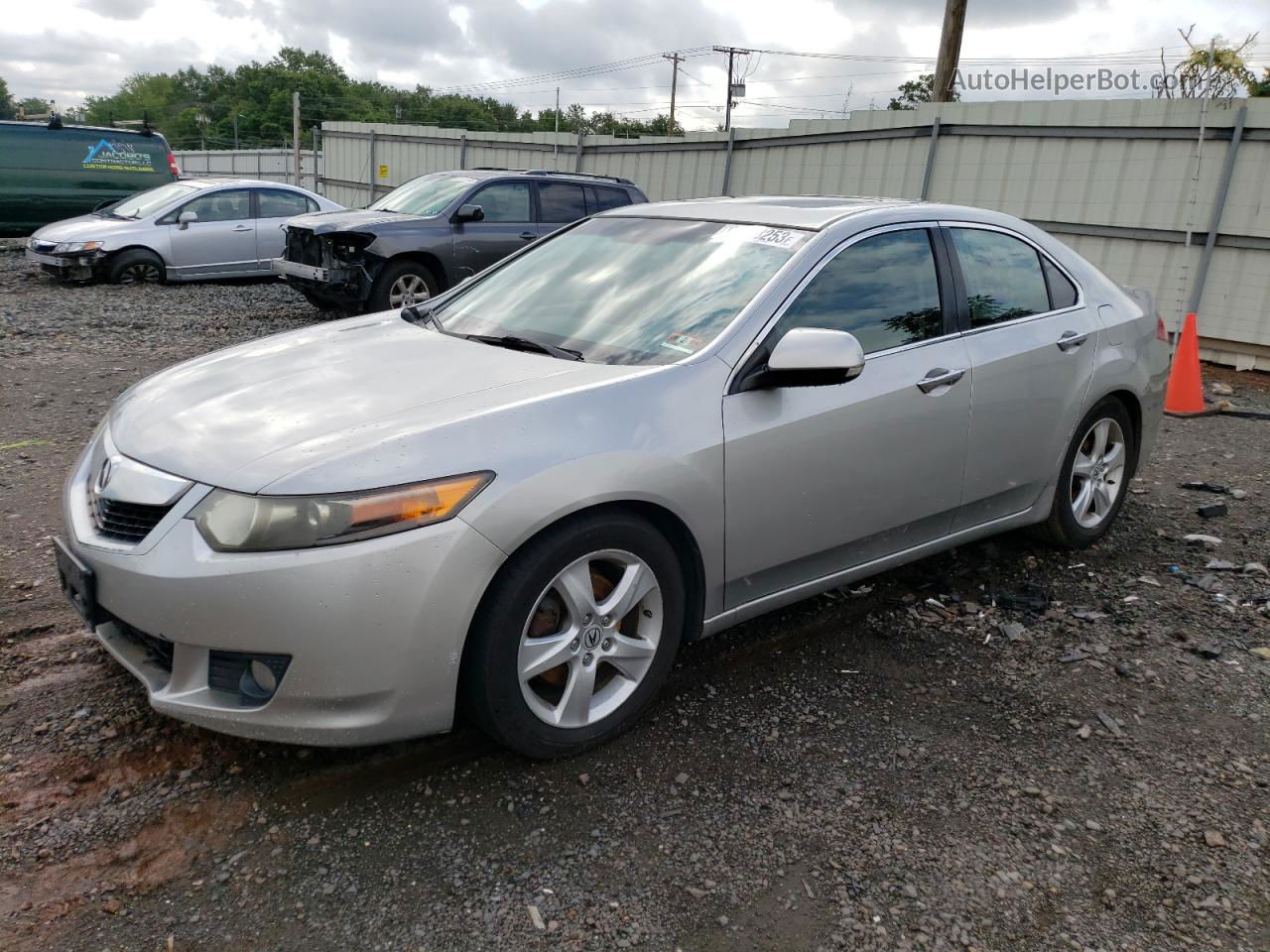 2010 Acura Tsx  Silver vin: JH4CU2F6XAC035460