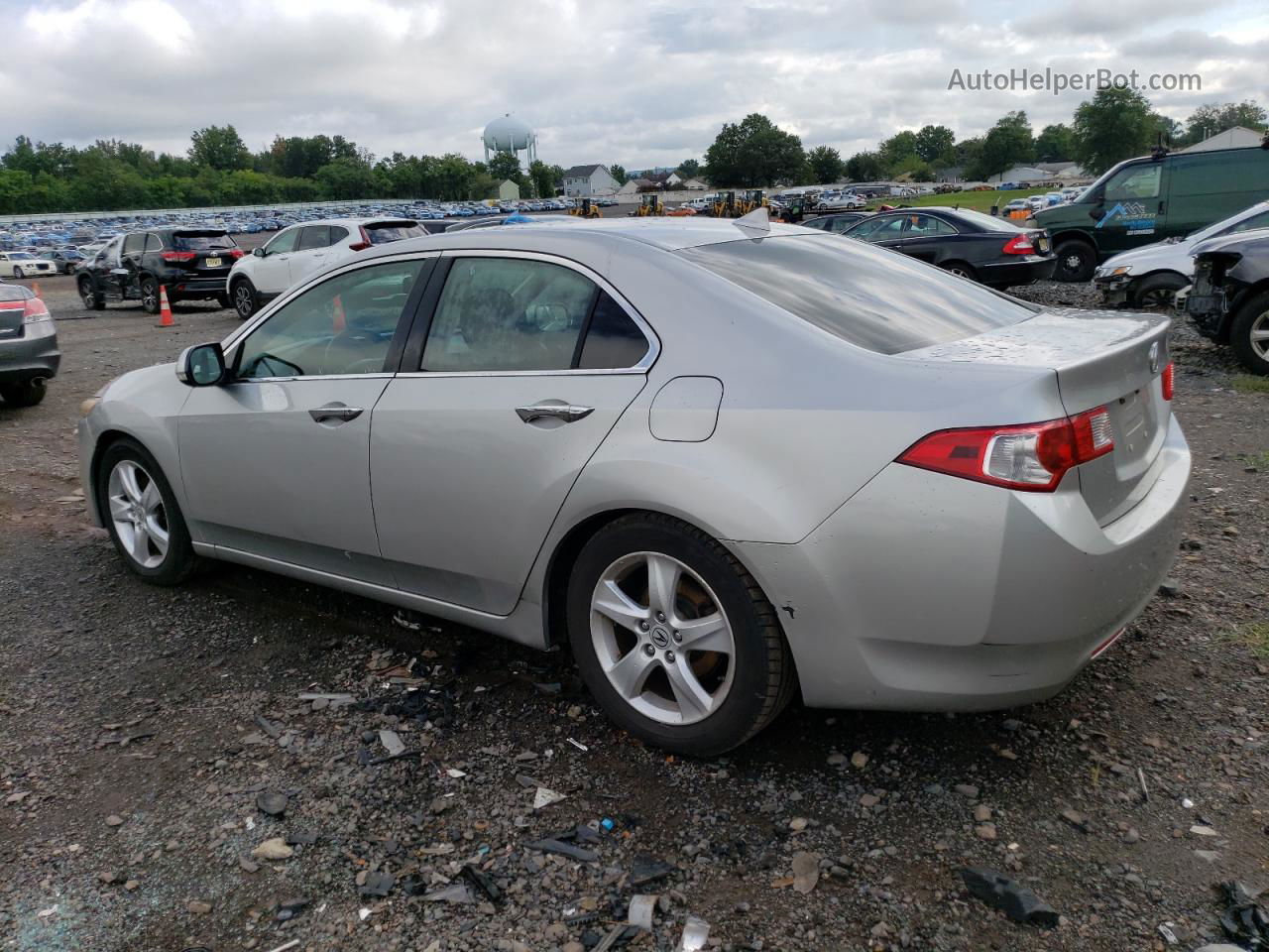 2010 Acura Tsx  Silver vin: JH4CU2F6XAC035460