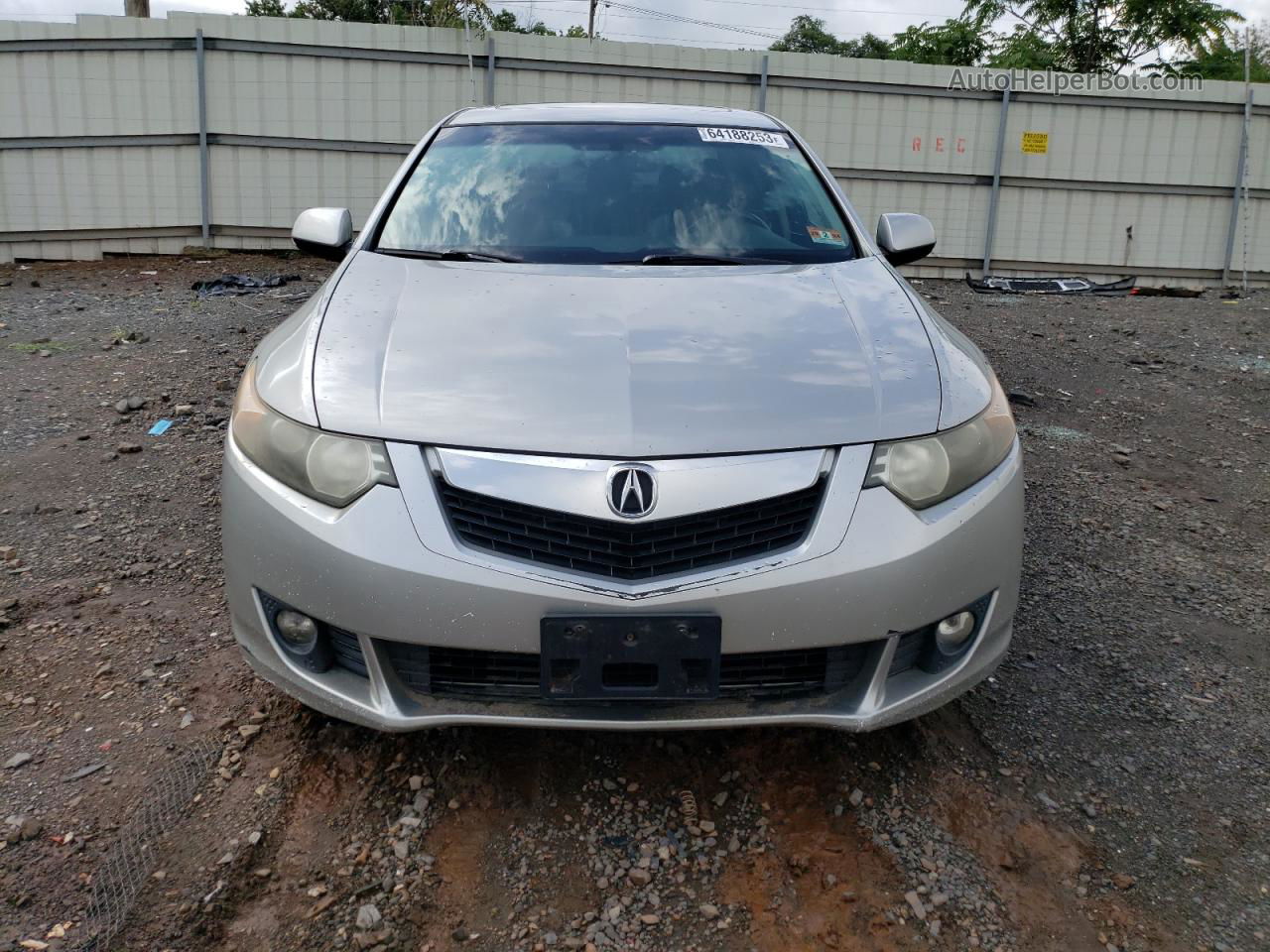 2010 Acura Tsx  Silver vin: JH4CU2F6XAC035460