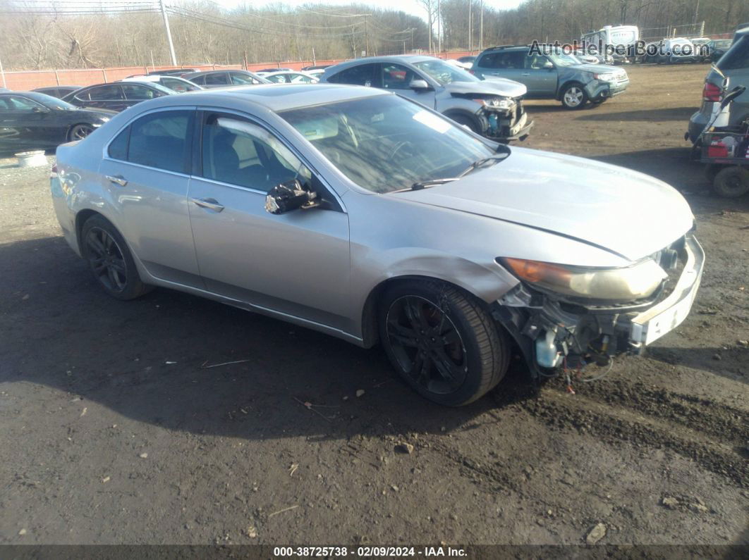 2010 Acura Tsx 3.5 Silver vin: JH4CU4F41AC002308