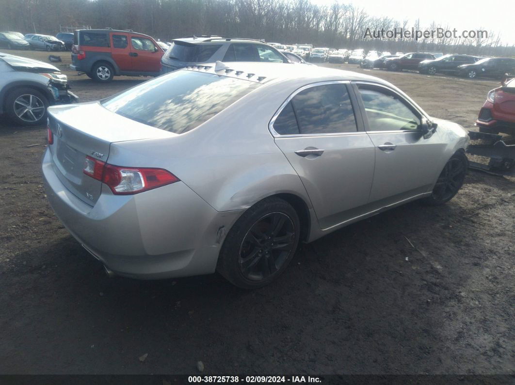 2010 Acura Tsx 3.5 Silver vin: JH4CU4F41AC002308