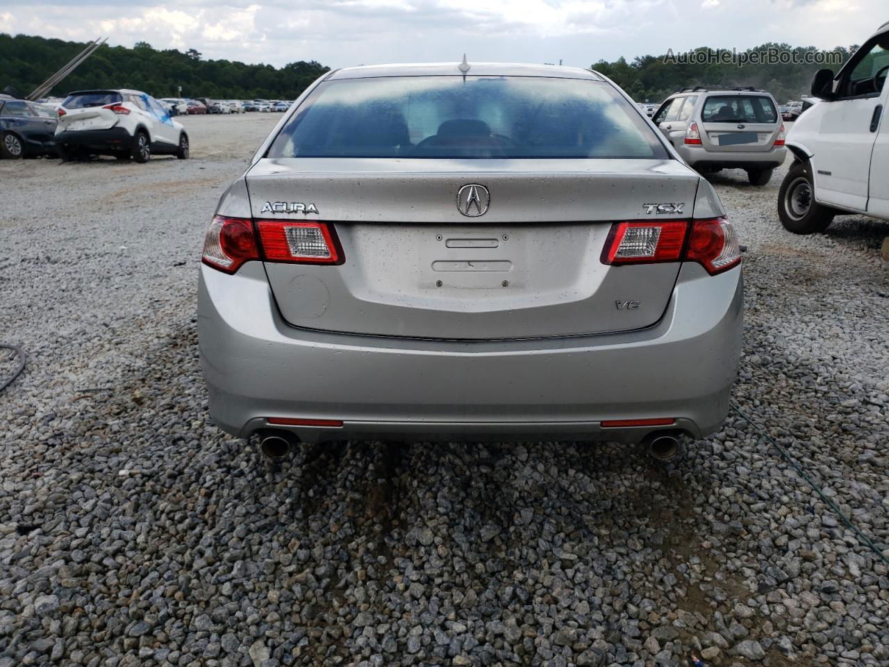 2010 Acura Tsx  Silver vin: JH4CU4F43AC001077