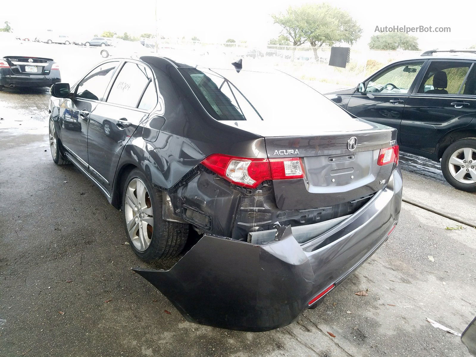 2010 Acura Tsx Серый vin: JH4CU4F43AC001550