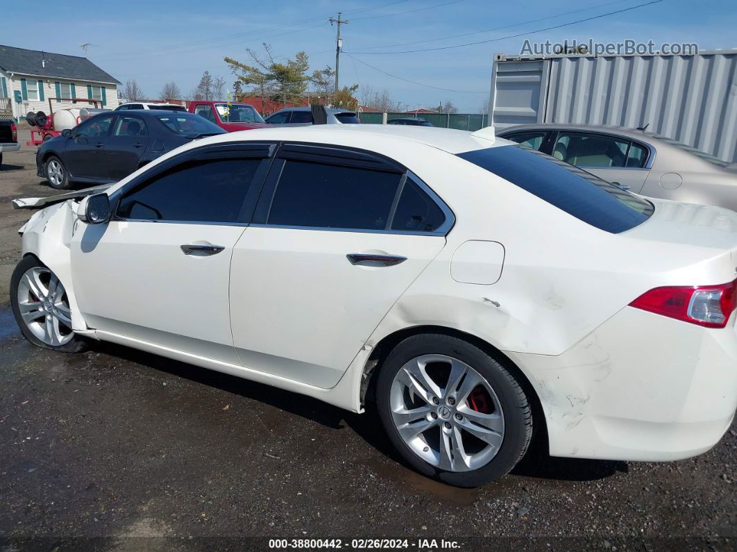 2010 Acura Tsx 3.5 Белый vin: JH4CU4F61AC003301