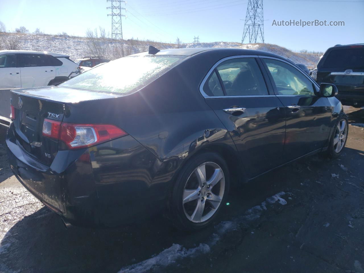 2010 Acura Tsx  Черный vin: JH4CU4F66AC000149