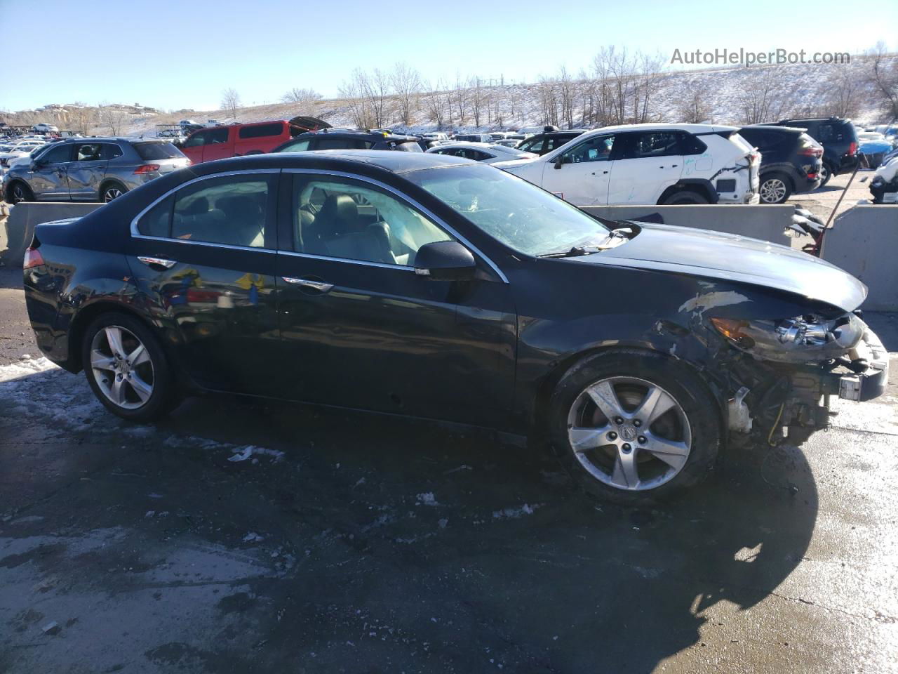 2010 Acura Tsx  Черный vin: JH4CU4F66AC000149