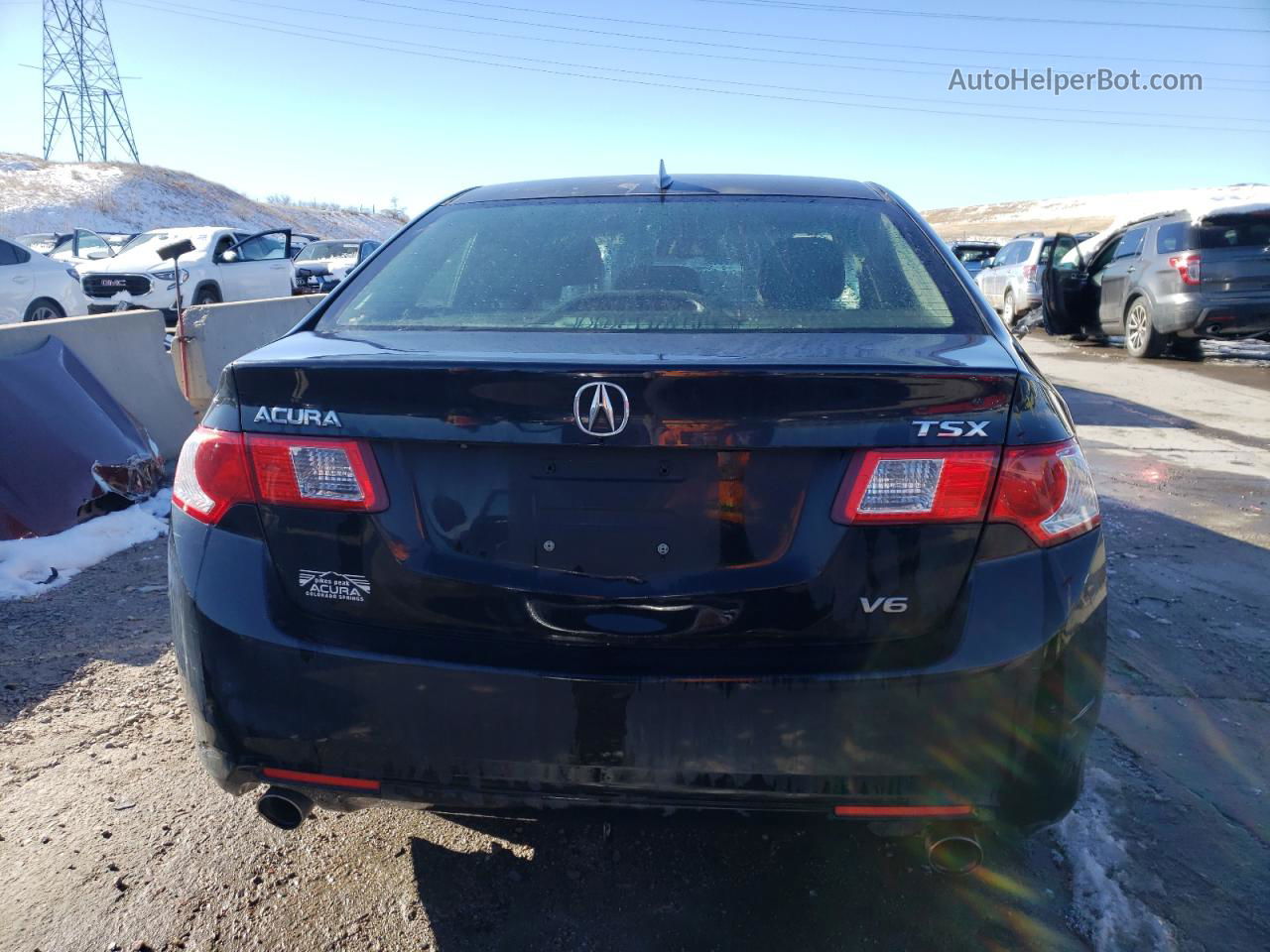 2010 Acura Tsx  Черный vin: JH4CU4F66AC000149