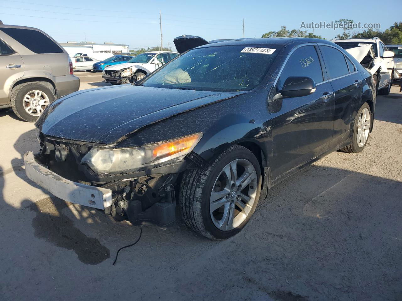 2010 Acura Tsx  Black vin: JH4CU4F68AC001058