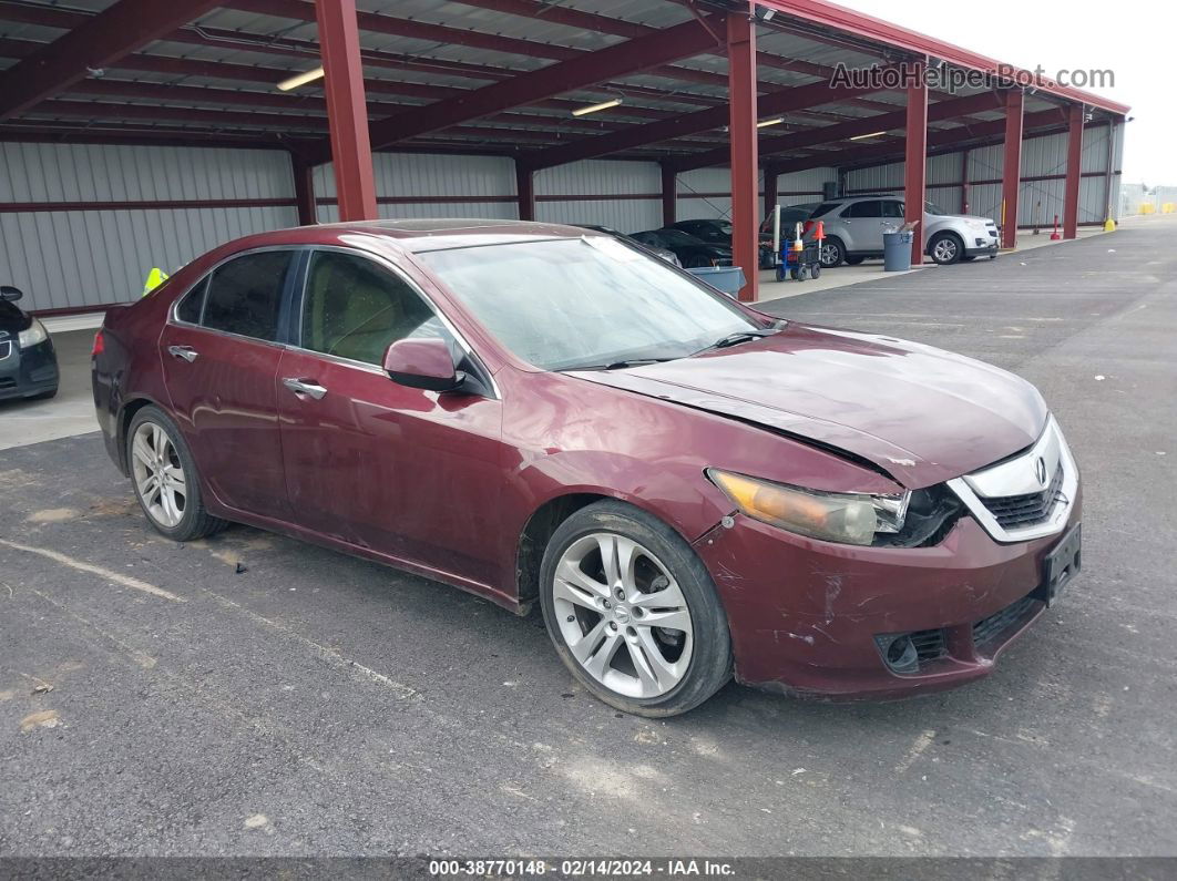 2010 Acura Tsx 3.5 Темно-бордовый vin: JH4CU4F69AC003031