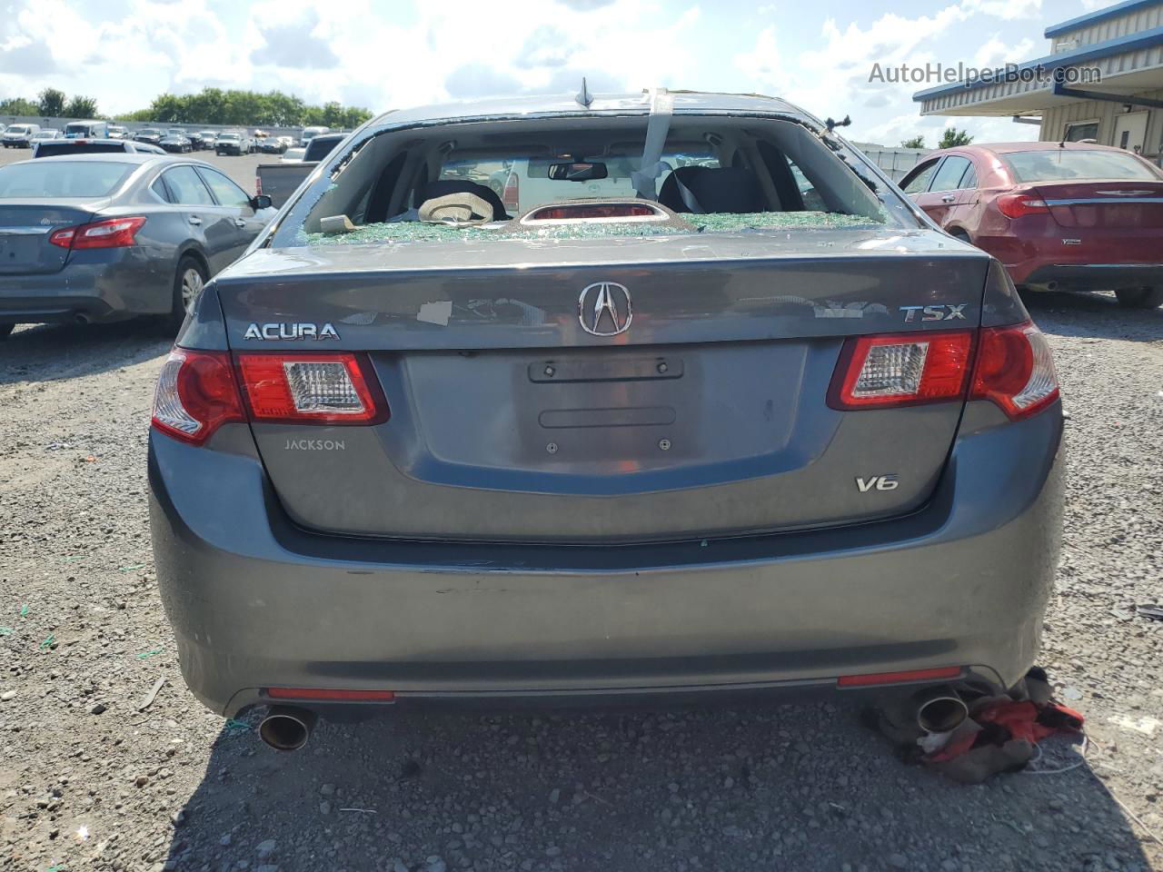 2010 Acura Tsx  Gray vin: JH4CU4F6XAC001434