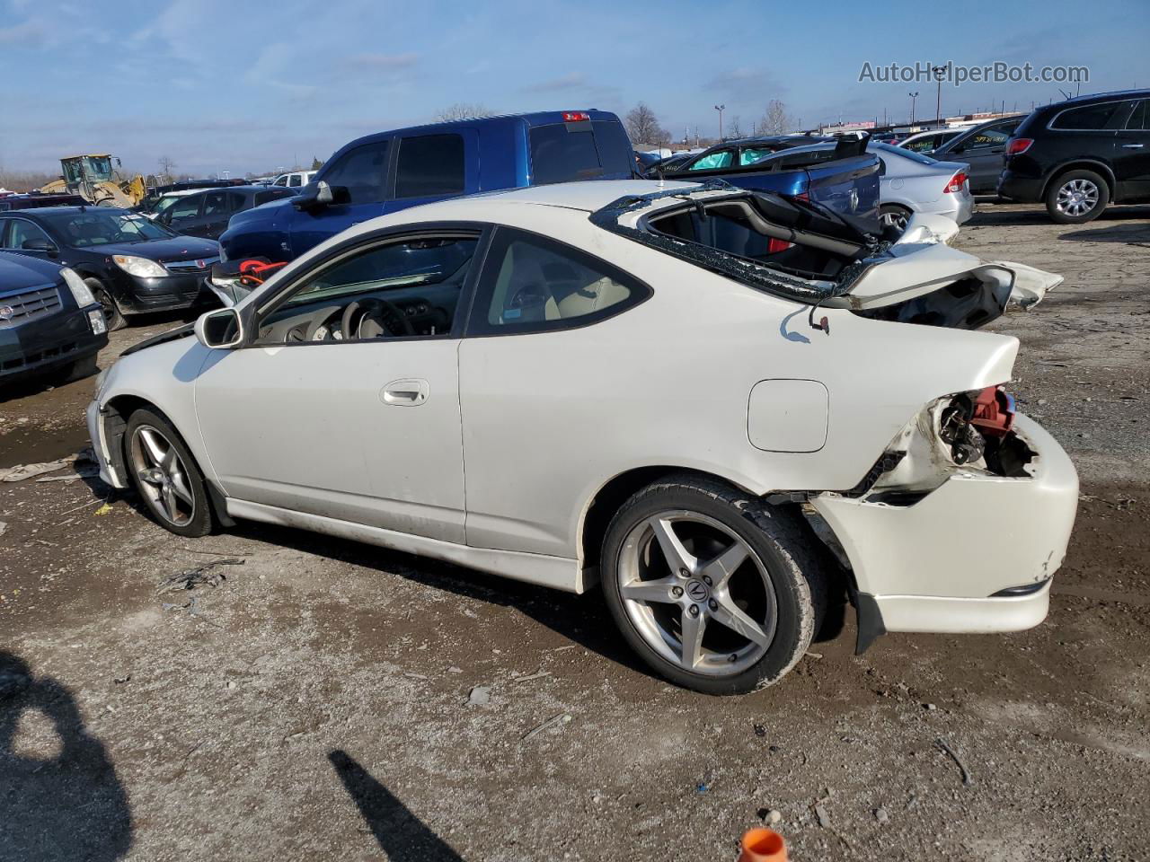 2006 Acura Rsx Type-s White vin: JH4DC53016S020089