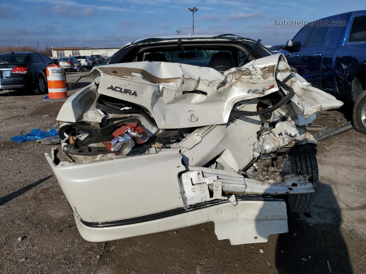 2006 Acura Rsx Type-s White vin: JH4DC53016S020089