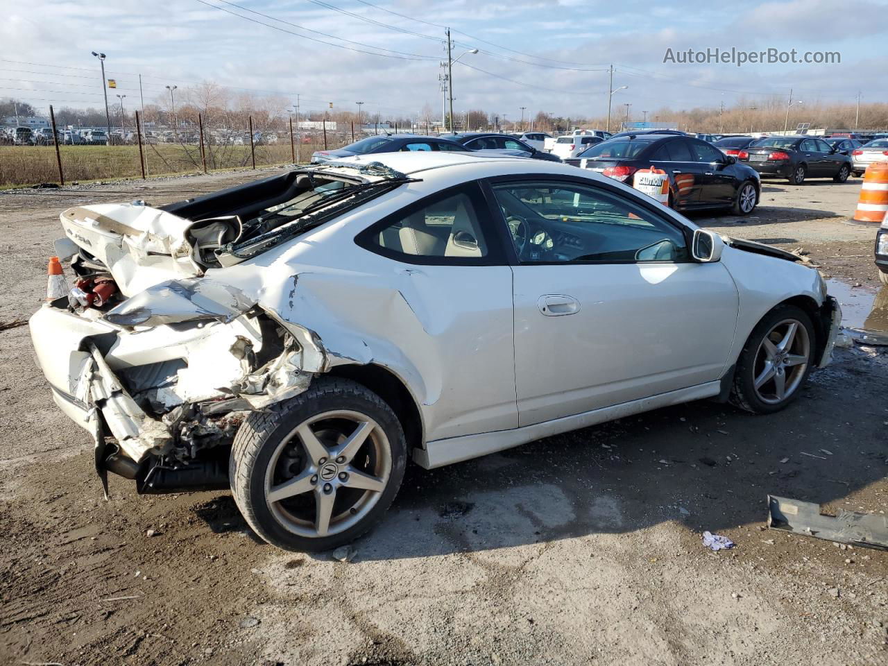 2006 Acura Rsx Type-s White vin: JH4DC53016S020089