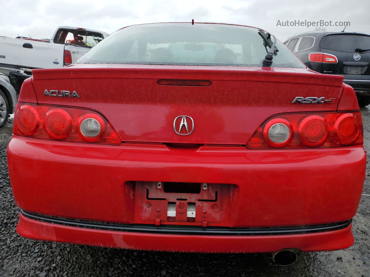 2006 Acura Rsx Type-s Red vin: JH4DC53026S003771