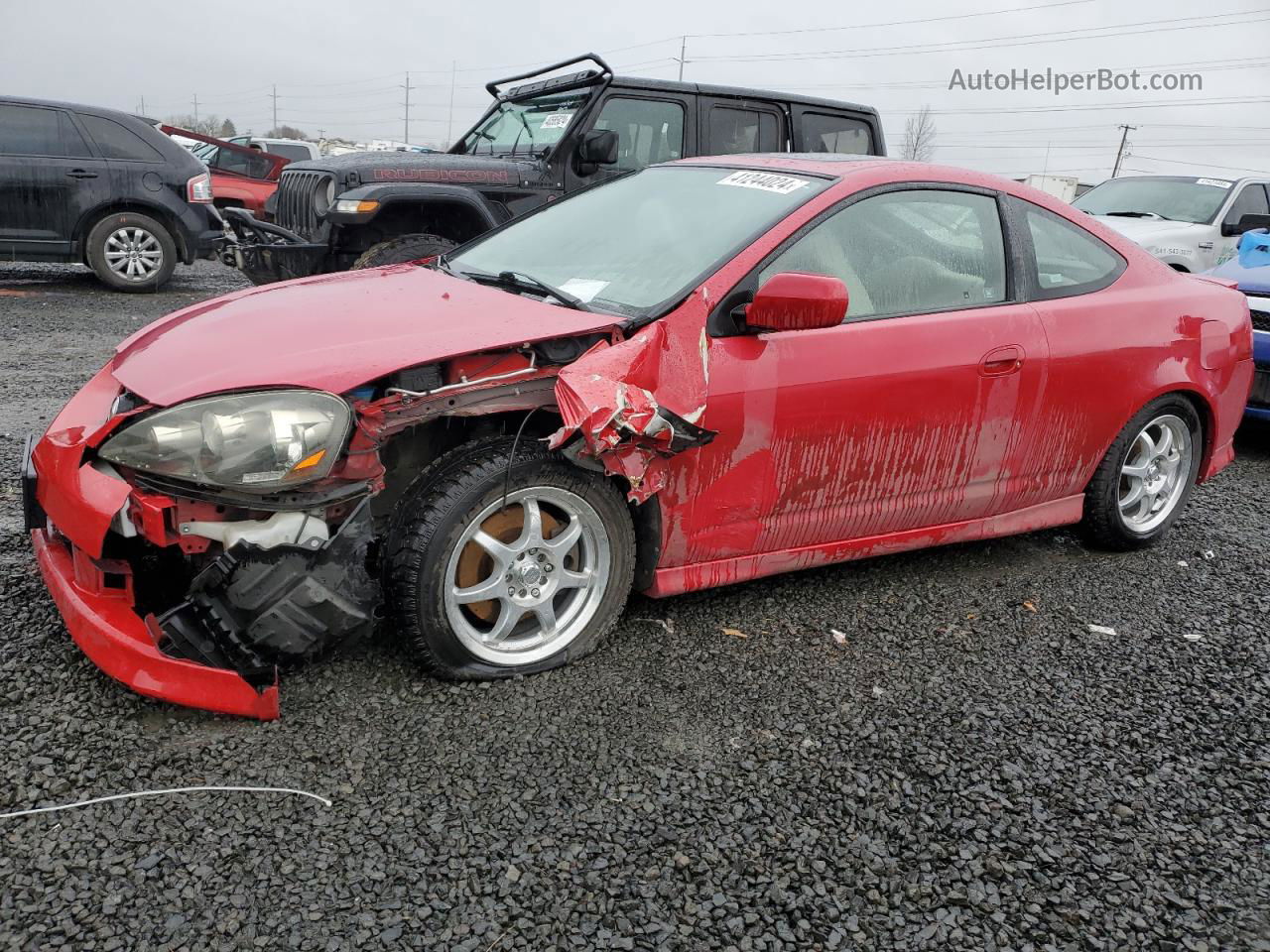 2006 Acura Rsx Type-s Red vin: JH4DC53026S003771