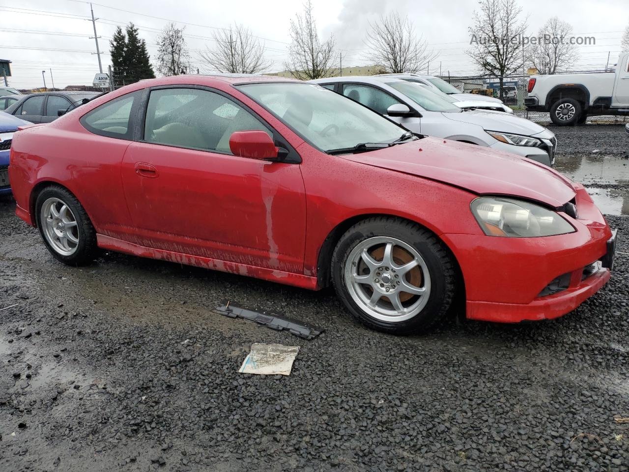 2006 Acura Rsx Type-s Red vin: JH4DC53026S003771