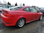 2006 Acura Rsx Type-s Red vin: JH4DC53026S003771